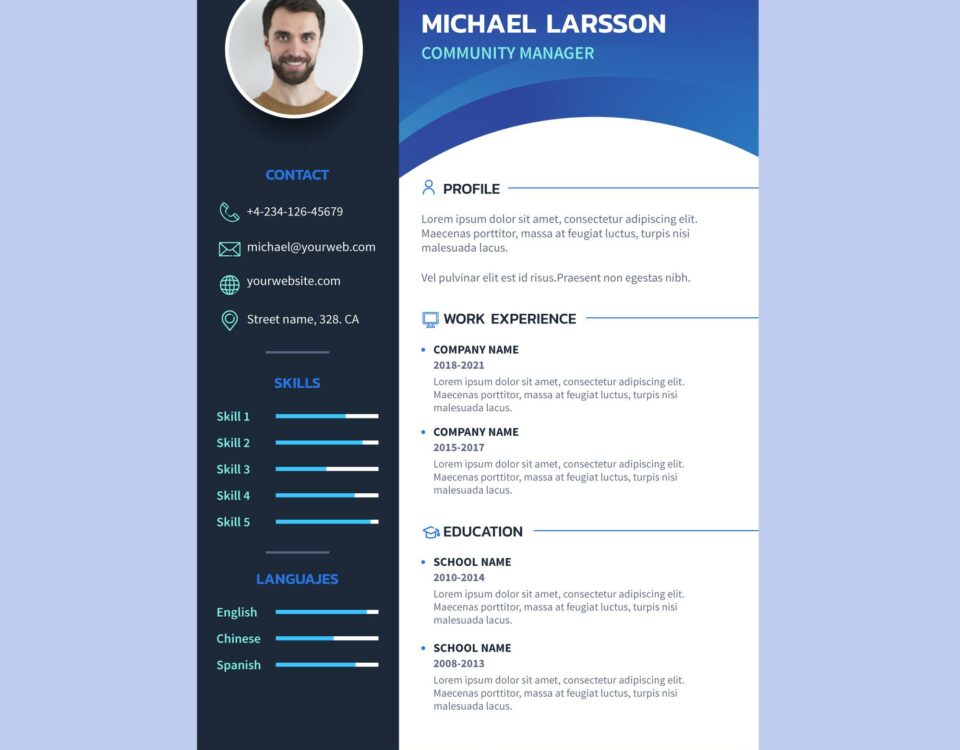 Profesjonalnie przygotowane nowoczesne CV kreator cv maker smart