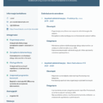 Mężczyzna przeglądający stronę internetową z aplikacją do tworzenia CV dla asystenta administracyjnego